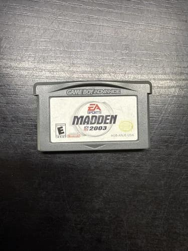 Nintendo Gameboy Advance Madden NFL 2003 Football EA Sport
