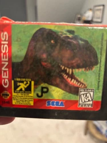 Vintage The Lost World: Jurassic Park Sega Genesis 1997 Authentic Cartridge Only