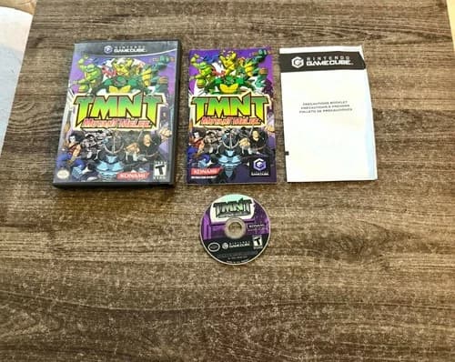 TMNT Mutant Melee (Nintendo GameCube, 2005) COMPLETE! Tested & Working!