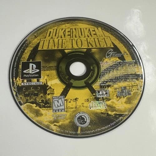 Duke Nukem: Time to Kill (Sony PlayStation 1, PS1, 1998) Disc Only - Tested