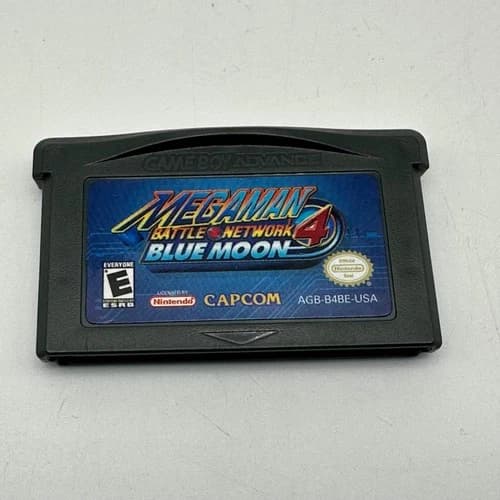 GameBoy Advance Mega Man Battle Network 4 Blue Moon
