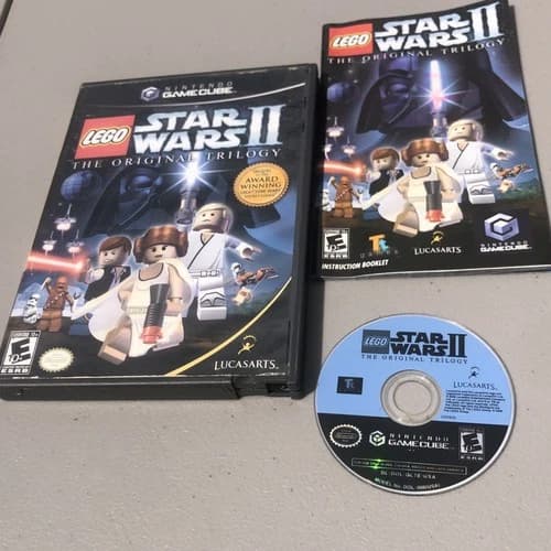 LEGO Star Wars II: The Original Trilogy (Nintendo GameCube, 2006) CIB Complete