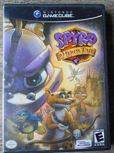 Spyro: A Hero's Tail (Nintendo GameCube, 2004) Tested, Working