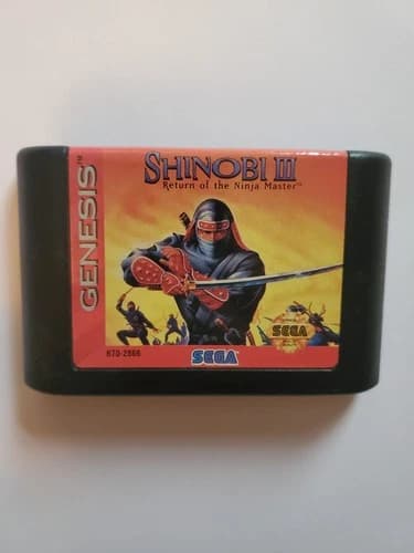 Shinobi III: Return of the Ninja Master (Sega Genesis, 1993) Tested works!