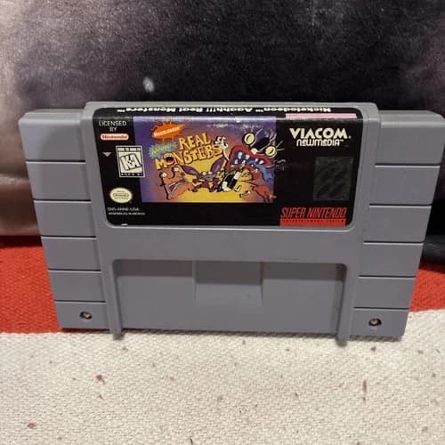 AAAHH Real Monsters - Super Nintendo SNES - Authentic - Tested