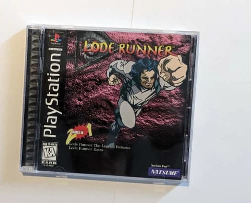 Lode Runner: The Legend Returns Sony PlayStation 1 PS1 1998 CIB Natsume