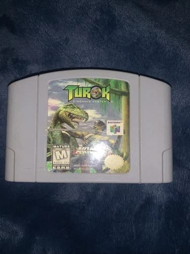 Turok: Dinosaur Hunter (Nintendo 64, 1997) N64 Fully TESTED & Working Authentic