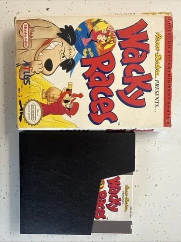Wacky Races NES Tested Working Authentic