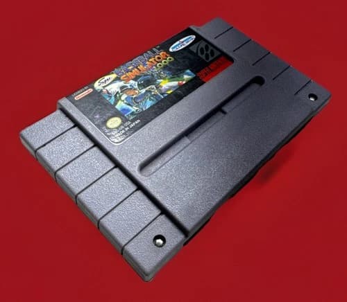 Super Baseball Simulator 1000 Super Nintendo/SNES Video Game Cartridge - Tested