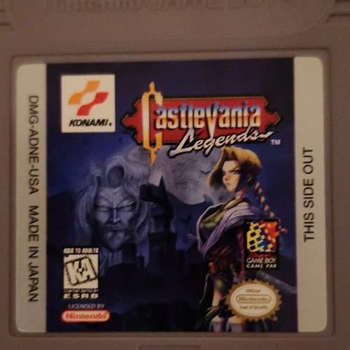 Konami Castlevania Legends Nintendo Game Boy 1997 NTSC-U/C Cartridge tested