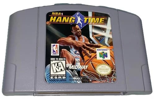 NBA HangTime - Nintendo 64 N64 Tested Authentic Cartridge Game Only