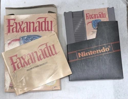 MX Faxanadu NES w/Box and Manual