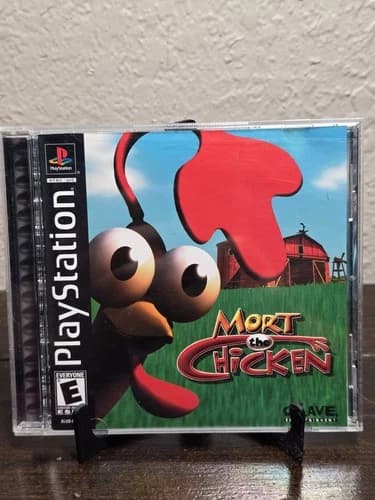 Mort The Chicken PS1 Complete CIB PlayStation 1 Tested Working