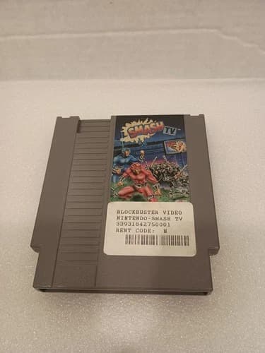 Smash T.V. (Nintendo Entertainment System, 1991) Blockbuster Rental