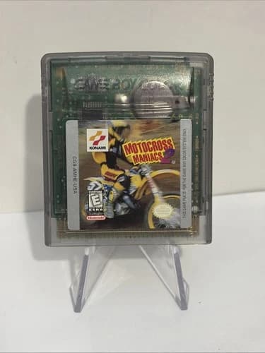 Motocross Maniacs 2 Gameboy Color GBC Authentic Cartridge Only Tested