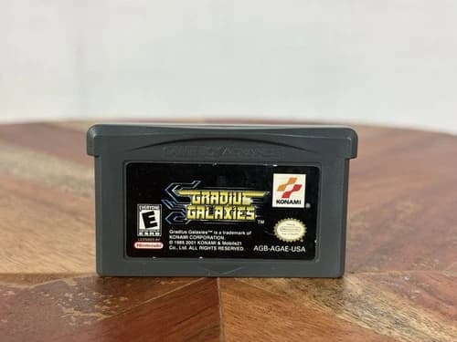 Gradius Galaxies Nintendo Gameboy Advance GBA Cartridge Konami Authentic Works
