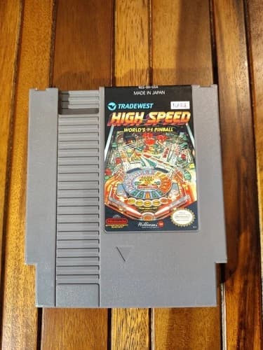 High Speed Pinball (Nintendo NES, 1991) Game Only Tested