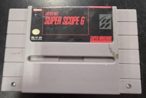 Super Scope 6 SNES Game (Super Nintendo Entertainment System, 1992)