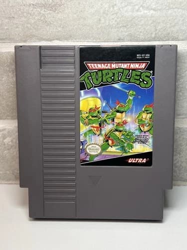Teenage Mutant Ninja Turtles (Nintendo NES, 1989) Cart Only Tested Authentic