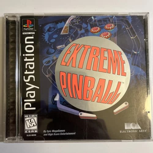 Extreme Pinball (PlayStation 1) Black Label Complete With Reg Card New Ps1