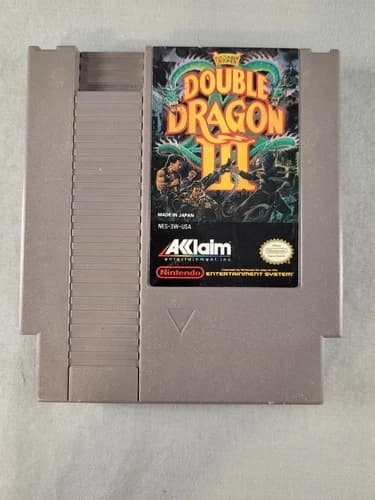 Double Dragon III: The Sacred Stones, NES, Loose, Authentic!