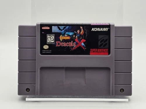 Castlevania Dracula X (Super Nintendo, 1995) Authentic Clean Label Tested Rare!