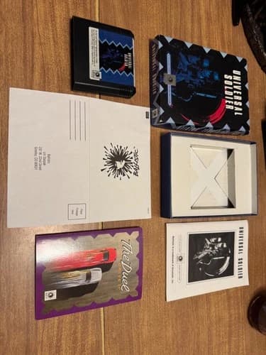 Universal Soldier Sega Genesis 100% CIB complete authentic cardboard video game