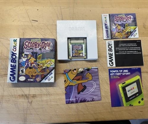 Scooby-Doo Classic Creep Capers Complete In Box Gameboy Color GBC Nintendo