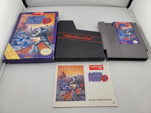 Mega Man 3 MegaMan for NES Nintendo Complete In Box Good Shape