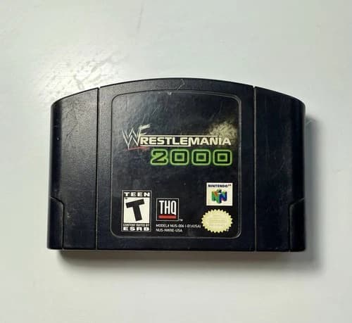 WWF Wrestlemania 2000 N64 Nintendo 64 Game Authentic Original Tested