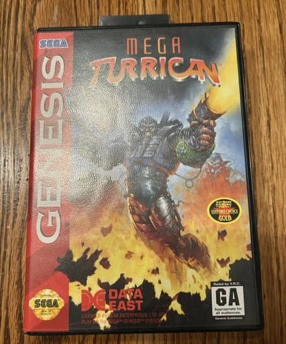 Mega Turrican (Sega Genesis, 1994) Complete CIB Authentic Tested
