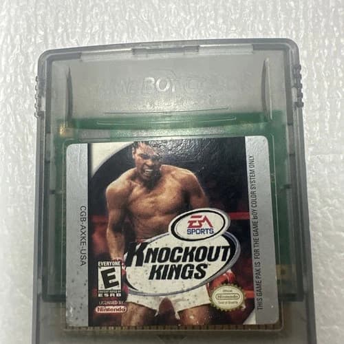 Knockout Kings (Nintendo Game Boy Color, 1999) Cartridge Only Tested Works
