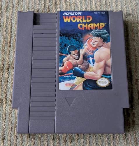 World Champ Romstar Nintendo NES Cartridge Only Tested Working