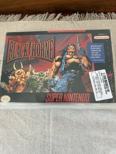 Blackthorne (Super Nintendo Entertainment System, 1994) - Authentic