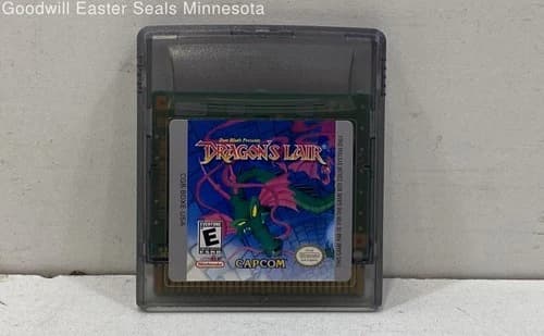 Dragon's Lair Video Game Cartridge for Nintendo Game Boy Color-Tested