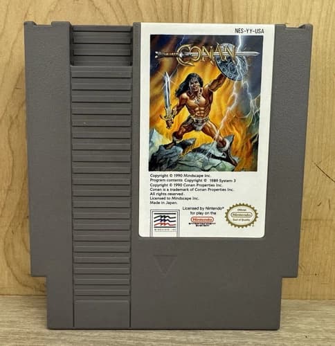 Conan: The Mysteries of Time - Original NES (Cart Only) Excellent Condition