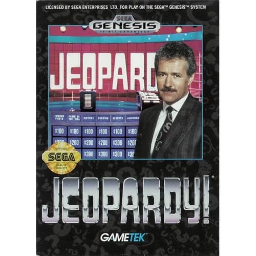 Jeopardy (Sega Genesis) Cart Only