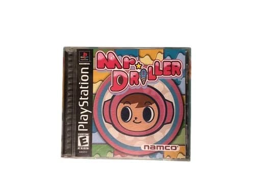 Mr. Driller PS1 Video Game CIB- Sony PlayStation l, Tested & Working
