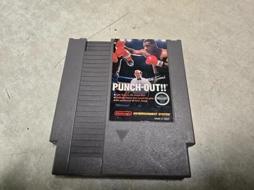 Mike Tyson's Punch-Out 1987 Authentic Nintendo NES Game Cartridge Great shape!