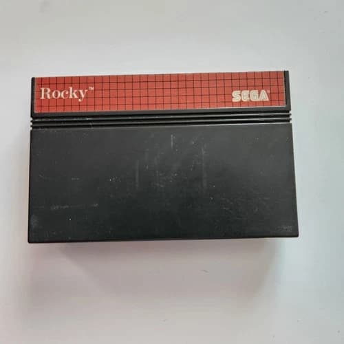 Rocky Video Game For Sega Master System NO TITLE PAPER 1987