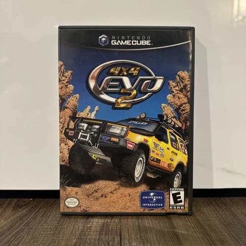 4x4 EVO 2 (Nintendo GameCube, 2002) Complete With Manual CIB - Tested & Working