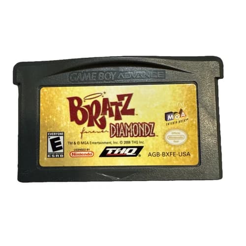 Bratz: Forever Diamondz (Nintendo GBA 2006) Game Only Authentic Tested Like New