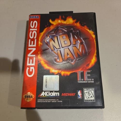 NBA Jam T.E. Sega Genesis (1995) CIB