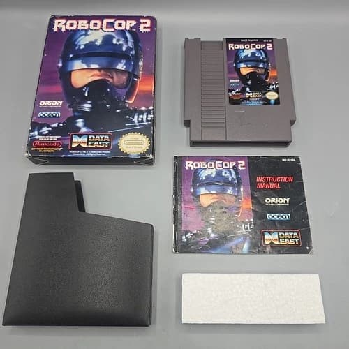 Robocop 2 (Nintendo Entertainment System NES 1990) Complete With Manual CIB