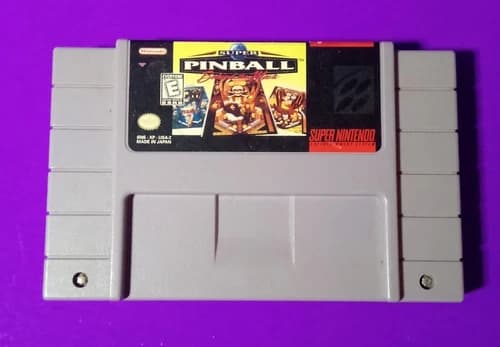 Super Pinball: Behind the Mask (Super Nintendo, SNES) Cart Only (Tested)
