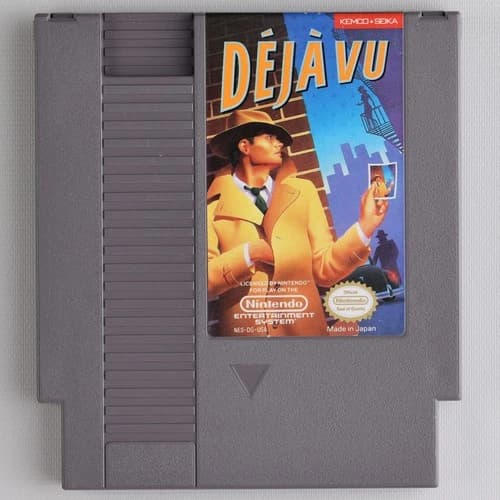Deja Vu NES Nintendo Game - Authentic/Cleaned/Tested KEMCO