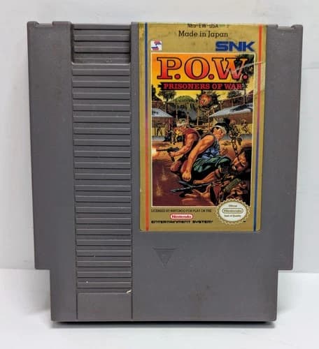 P.O.W.: Prisoners of War (Nintendo Entertainment System, 1989) Tested/Working!