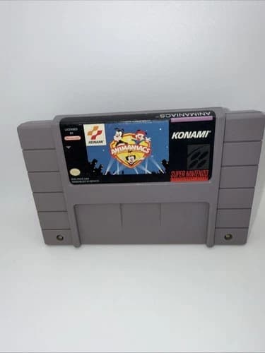 Animaniacs (Super Nintendo SNES, 1994) Konami Cartridge Only TESTED/WORKS