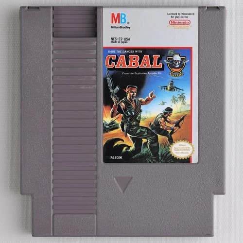 Cabal NES Nintendo Game - Authentic/Cleaned/Tested