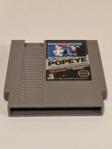 1986 Original Nintendo NES The Original Popeye Game ~ Tested